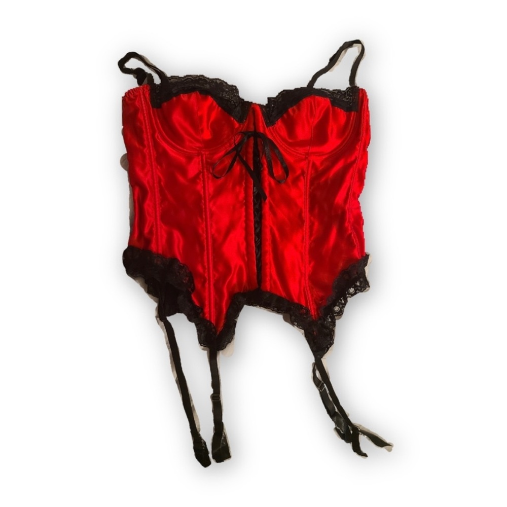 red and black corset size 38 b